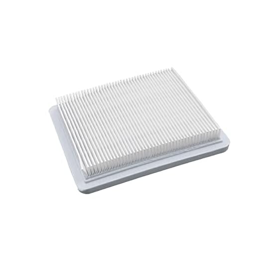 vhbw Pappersfilter kompatibelt med Stiga Collector 53 S, Combi 53 S, Multiclip 50 gräsklippare – 13,2 x 11,5 x 2,1 cm, vit