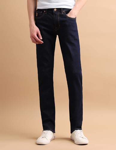 Image of U.S. Polo ASSN. Denim Jeans for Men, Slim Tapered Fit Men Jeans for Office & Regular Wear