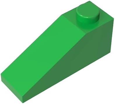 Gobricks GDS-586 4286 Slope 33 3x1, Bright Green, 50 pcs Brick Parts