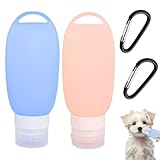 Facile à transporter : le récipient pour nourriture pour chien a une taille de 13,7 x 5,3 x 3,5 cm et une grande capacité de 90 ml, ce qui est suffisant pour répondre aux besoins des chiens ; Le mousqueton extensible assorti peut être accroché aux sacs à dos, aux passants de pantalon, etc. et n'a pas besoin d'être démonté pendant l'utilisation, ce qui le rend plus facile à transporter.