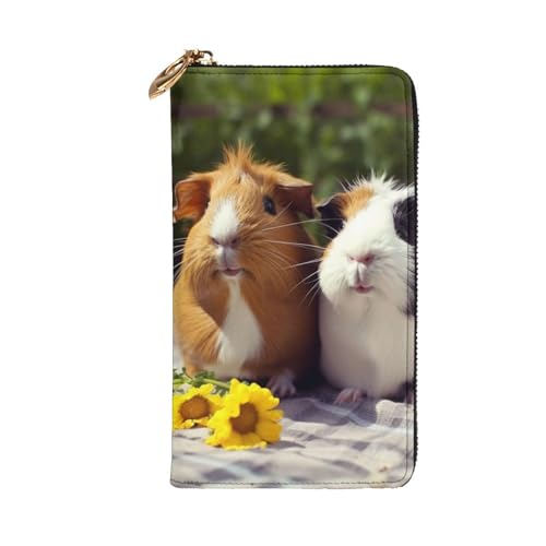 Guinea Pigs Funny Wallet For Women Men Clutch Rfid Blocking Leather Wallets Large Capacity Purse Credit Card Holder Money Case With Zipper Phone Holder Long Travel Purse2