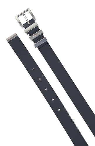 Michael Kors Womens 1 Inch Leather Belt with 3 Keepers, Stylish Fashion Accessory for Everyday Wear3