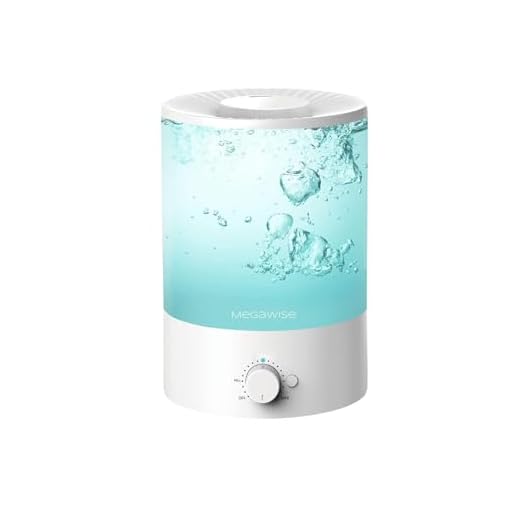 MegaWise Topfill 7-colour Night light humidifier for Kid bedroom with 3.5L Large Capacity, No leakage Design Fine Mist Output Auto Shutoff, Essential Oil Safe Tank
