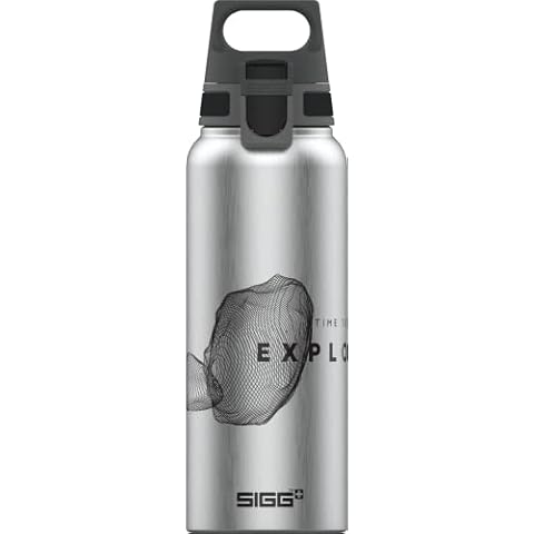 SIGG WMB ONE Pathfinder Alu Wasserflasche , schadstofffreie und auslaufsichere Trinkflasche, federleichte Trinkflasche aus Aluminium Cover