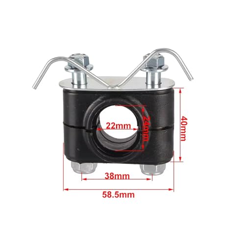 Support colonne direction et pince guidon moto VTT 50cc 110cc 125cc - 7