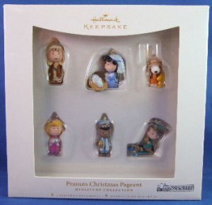 Hallmark Keepsake Peanuts Krippenspiel Miniatur Kollektion: Set von...