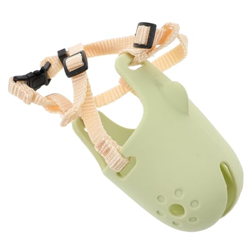 LIOOBO Corgi-Specific Dog Muzzle Soft Plastic Basket for Small Dogs Adjustable Strap Comfortable Safety Mouth Cover