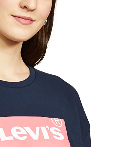 Image of Levi's Women's Cotton Regular Fit Styled Crew Neck Sweatshirt