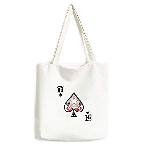Sac à main Italie Europe grand cabas lavable motif poker as pique