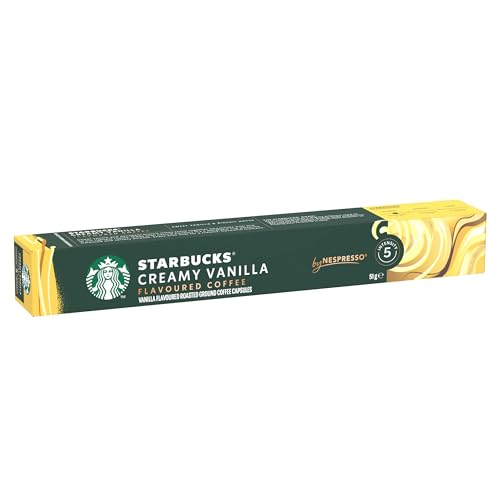 Starbucks Creamy Vanilla Pack of 8 by Nespresso Original Line Coffee Capsules - Image 3