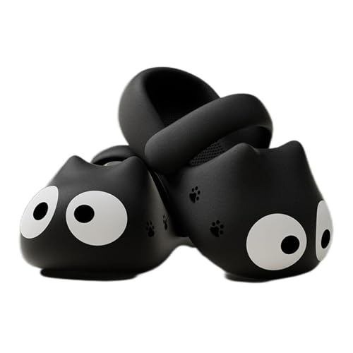 Generic Big Eye Cat Slippers, Funny Cartoon Eva Non-Slip Thick Sole Indoor Outdoor Slides