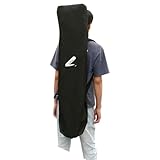 Portable Longboard Skateboard Backpack | 46inches Foldable Long Board Danceboard Travel Carry Bag | Professional for Beginner Longboard Players | Unisex Design for Men, Women, Youth and Adults