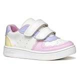 Confortable à porter Geox Fille B Eclyper Girl A, White Lt Yellow, 26 EU