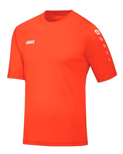JAKO Herren Team (Kurzarm) Fußballtrikots, Flame, L EU