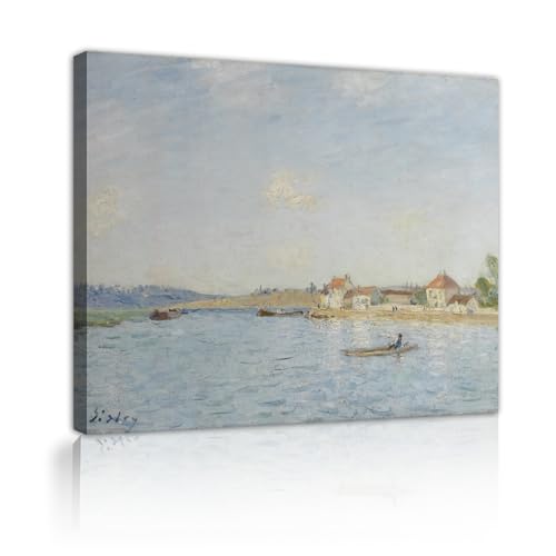 Tableau Alfred Sisley Saint-Mammes peinture impressionniste cadeau idéal crémaillère