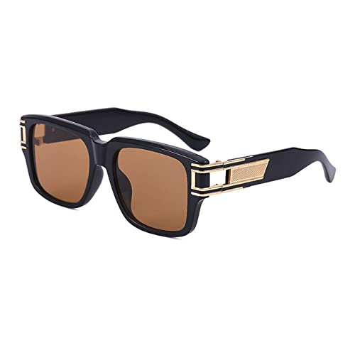 Lunettes de soleil steampunk hommes et femmes lunettes rétro oversize vintage nuances UV400 C3