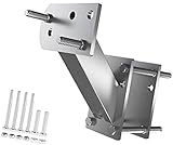 Clynex Support de Montage Pneu Secours, pour remorque, capacité Poids 120 LB, pour la Plupart des Roues à 4 ou 5 ergots sur 3,94, 4,25 et 4,72 Plaque Support de Roue de Secours de Voiture
