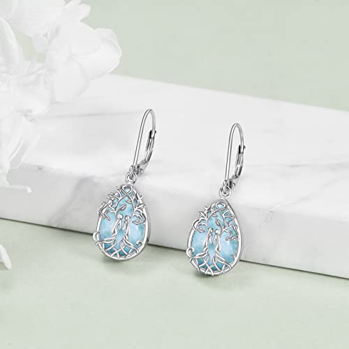 Image of YFN Sister Earrings Gifts from Sister, Sterling Silver Crystal Sister Earrings Jewelry, Birthday Jewelry Gift for Sisters