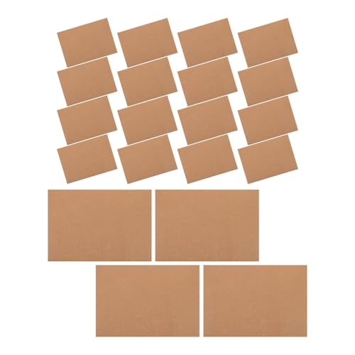 Étiquettes artisanales en papier cartonné rigide Sosoport pour vos créations, 100pcs