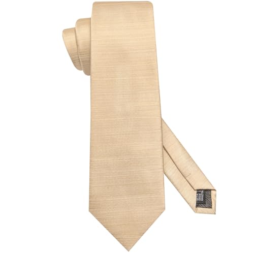 Image of Hi-Tie Men Silk Ties Set with Flower Lapel Pin Necktie Pocket Square Cufflinks for Tuxedo Wedding Business