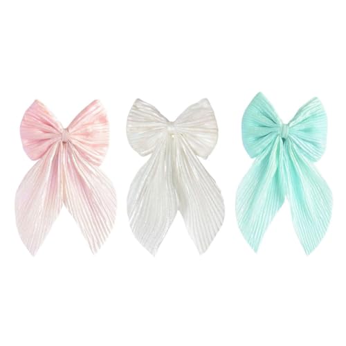 Image of Radhu & Kabby Trendy Bow Tie Clip | Comfortable Hair Accessories | Best Gift for Women /Girls | Fancy & Stylish | Anti-Hair Breakage Hairclips | Birthday Gift | Same As Pic | 3 Pcs