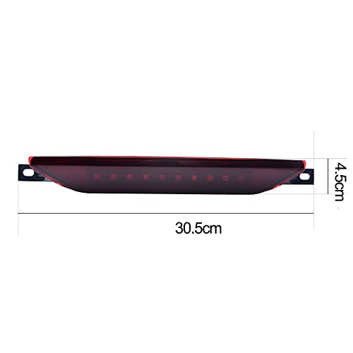 Luz de freio traseira de montagem alta LED 3ª (lente vermelha) para 11-17 Grand Cherokee