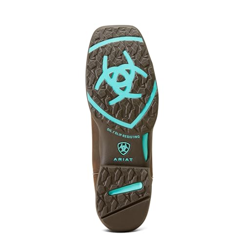 Ariat (DISC Womens Anthem Waterproof Dark Roast Square Toe Western Boot3