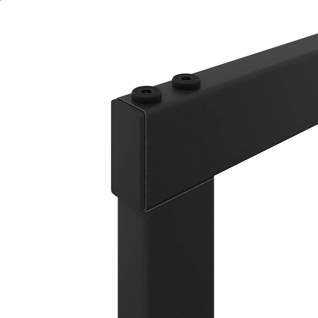 Estantería para leña negra 110 x 30 x 61 cm de acero para troncos de leña, almacenamiento de leña para interiores, ahorra espacio con soporte de pared