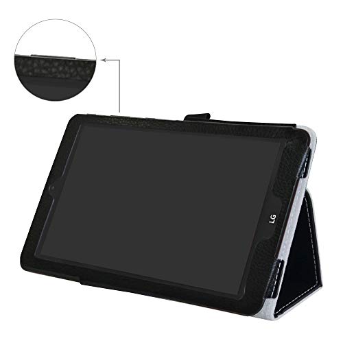 T-Mobile For Lg G Pad X2 8.0 Plus/Sprint G Pad F2 8.0 Case,Mama Mouth Pu Leather Folio 2-Folding Stand Cover For 8.0" Lg G Pad X2 8.0 Plus Model #V530 / Sprint G Pad F2 8.0#Lk460 Tablet,Black #TOP1