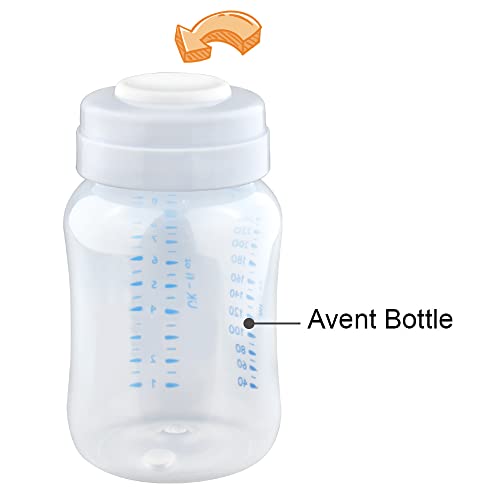 Image of Maymom Write & Reuse Baby Bottle Labels for Daycare /Sealing Disc Compatible with Philips Classic Bottles, Maymom Screw Ring. 6pcs