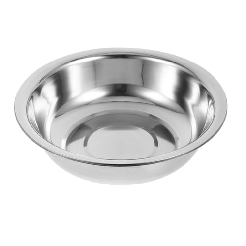 CTIRCHIU ステンレス製深型ミキシングボウル 大容量野菜洗い用サラダ調理ボウル 洗面器兼用 滑らか非多孔質表面で簡単清掃 キッチン バスル