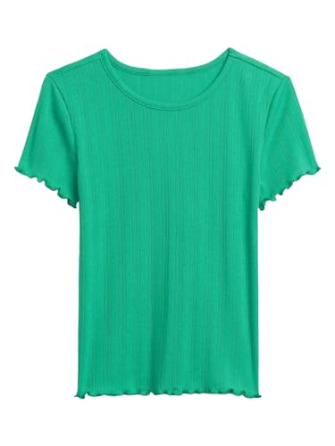 Image of Gap Girls' Short Sleeve Ribbed Tee