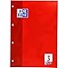 Produktbild Oxford 100050342 Arbeitsblock Linien 3 - A4, 50 Blatt, 90 g/qm, 4-fach Lochung