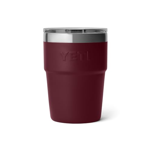 Image of YETI Rambler 16 oz Stackable Tumbler, Vacuum Insulated, Stainless Steel with MagSlider Lid | Stackable