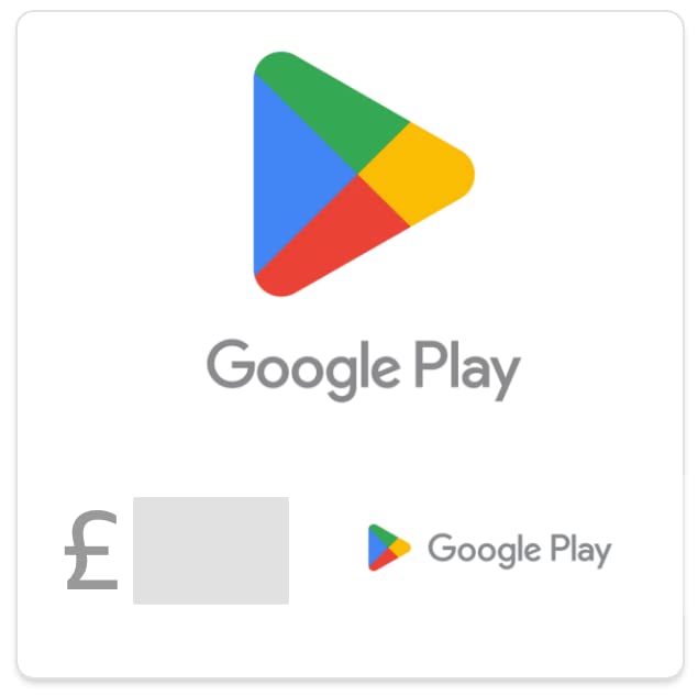 Google Play gift code - give the gift of games, apps and more (Email Delivery - UK Customers Only)