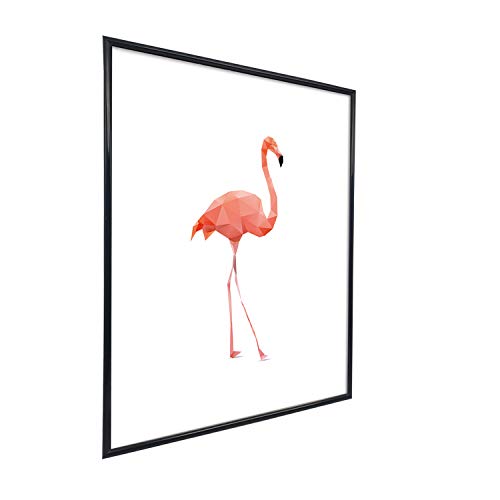 Idecorelife Frameology 1 Pcs 18 X 24 Inch Black Poster Frame - Large Size Picture Frame - Wall Hanging Decorative Display - Modern Smooth Wooden Finish Pack Of 1 18X24 Frames #TOP2