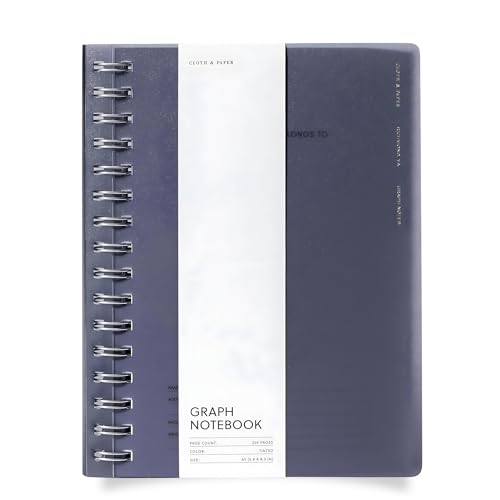 Cahier graphique à spirale moyen A5 haut de gamme avec feuilles épaisses