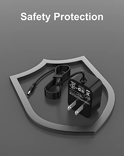 Vhbw Replacement For Renpho Massager Charger Power Cord Compatible With Renpho Em-2016C 2016, Rf-Em2018C Em-2018C & Naipo Cordless Massager (9V 1A Ul Listed) #TOP3