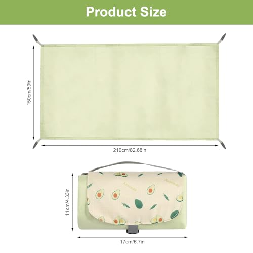 DUTIFUL Picknickdecke 150x210cm Picknickdecke Wasserdicht Ultraleicht Kompakt Picknickdecken Outdoor Decke für Picknick Camping Strand Wandern