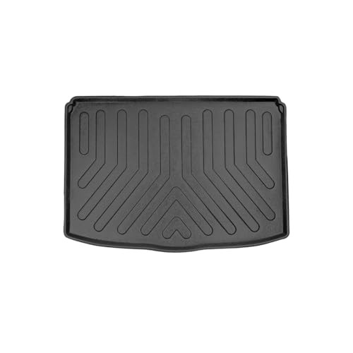 Kia Soul 2020-2026 (Lower Cargo Area) Cargo Liner 3D Custom Fit Heavy Duty All Weather Rubber Car Trunk Liners Waterproof Odorless Non-Slip Soft TPE Cargo Mats (Black) by RizLiner
