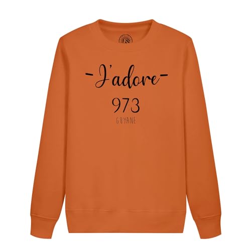 Sweat Enfant 973 Guyane Cayenne vêtement pull garçon fille imprimé région France