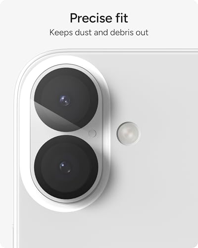 Image of ZAGG Glass Elite iPhone Camera Lens Protector for iPhone 17 - Camera Frame, Maximum Impact & Scratch Protection, Anti-Reflective Technology, Smudge-Resistant, Precise Fit