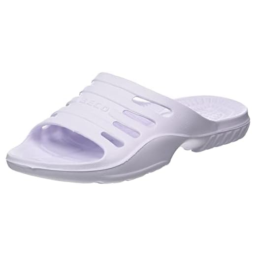 Beco Pantoletten, Badelatschen Unisex, Ciabatte Donna, Bianco (Weiß 1), 38 EU