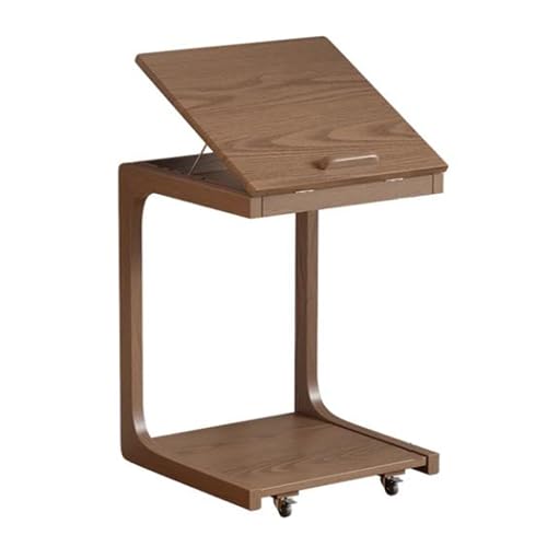 Mesa de café tipo C de 40x63cm escritorio almacenable ajustable JATIBOSH 2