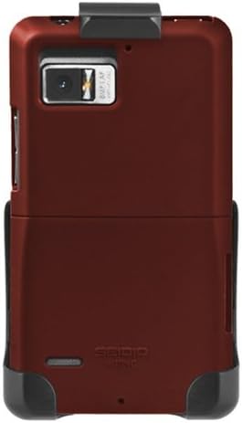 Seidio BD2-HR3MTBNC-RD SURFACE Case and Holster Combo for Motorola Droid Bionic - Retail Packaging - Burgundy Red