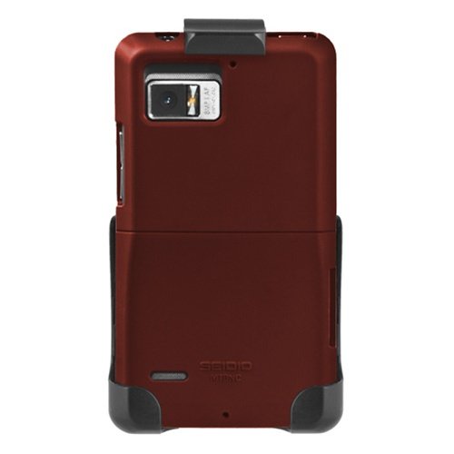 Coque Motorola Droid Bionic Seidio bordeaux idéale pour vos déplacements