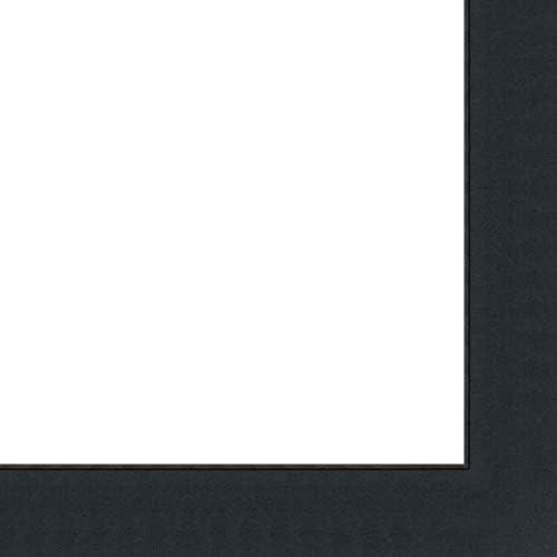 Picture Frame Moulding (Wood) 18ft Bundle - Contemporary Black Finish - 0.75" Width - 15/16" Rabbet Depth
