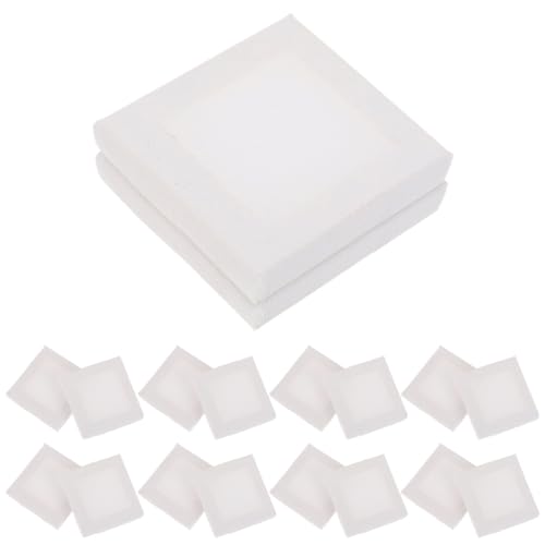 20 Lienzos Pequeños de Algodón EXCEART para Manualidades de Niños 2