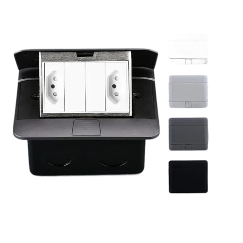 �A���~�J�o�[�e�[�u���R���Z���g�\�P�b�g USB HDMI �|�b�v�A�b�v�t���A�\�P�b�g �f�X�N�g�b�v�R���Z���g �B���\�P�b�g EU 146x120mm(Grey,2Brazil-socket)