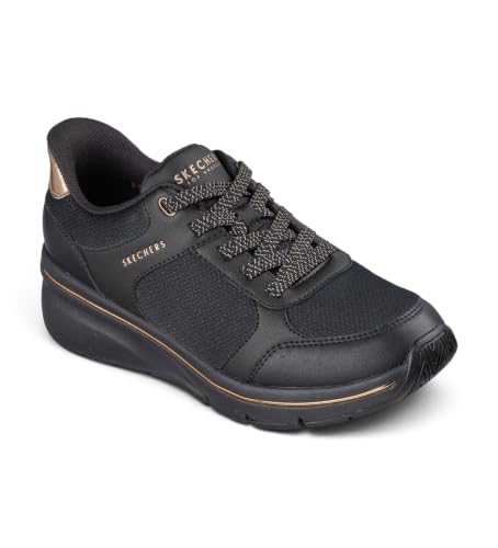 Skechers Baskets Billion Flex pour Femme, Noir, 36 EU